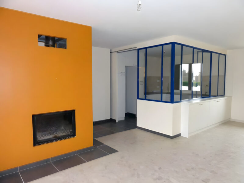 Rénovation tonique pour une maison à Corbas